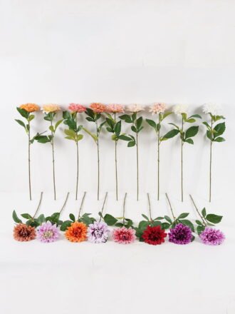 Artificial Flower 30*30*49cm Dahlia *9 bush GS-62424007-Z2 2025Jan 3,000+ sqm showroom with thousands of artificial flowers, plants & trees ready for global sourcing.