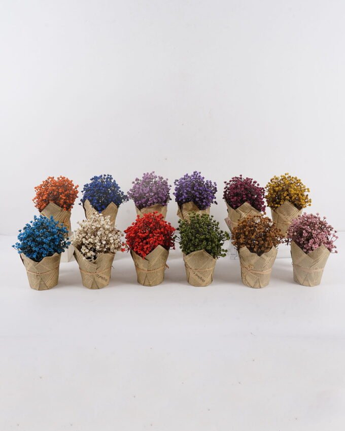 Artificial Flower 17*17*24 cm Babysbreath potted flower GS-05524082 2024Dec YeahFlower is one of Chinese leading OEM manufacturers and exporters , supplying the silk flowers, wholesale artificial trees