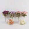 Artificial Flower 22*22*40cm Chinese Rose *9 bush GS-76424004 2025Feb YeahFlower is one of Chinese leading OEM manufacturers and exporters , supplying the silk flowers, wholesale artificial trees