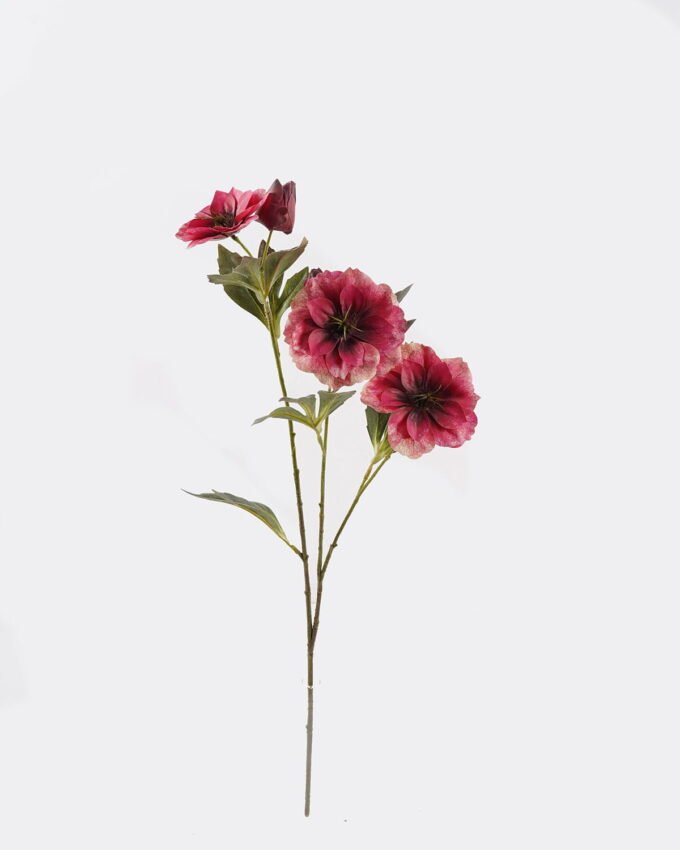 Artificial Flower Christmas Rose single stem GS-39124031_3 Artificial Flower 23*23*62cm Christmas Rose single stem GS-39124031 Single Flowers YeahFlower is one of Chinese leading OEM manufacturers and exporters , supplying the silk flowers, wholesale artificial trees