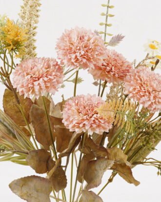 Artificial Flower 22*22*40cm Chrysanthemum *9 bush GS-76424001 2025Feb YeahFlower is one of Chinese leading OEM manufacturers and exporters , supplying the silk flowers, wholesale artificial trees