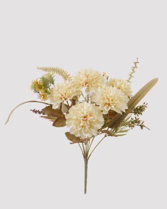 Artificial Flower 23*23*41cm Chrysanthemum *9 bush GS-76424002-W1 2025Feb YeahFlower is one of Chinese leading OEM manufacturers and exporters , supplying the silk flowers, wholesale artificial trees