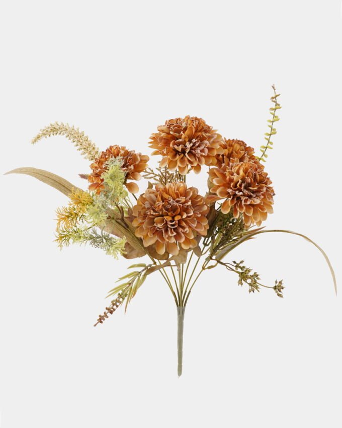 Artificial Flower 23*23*41cm Chrysanthemum *9 bush GS-76424002 2025Feb YeahFlower is one of Chinese leading OEM manufacturers and exporters , supplying the silk flowers, wholesale artificial trees