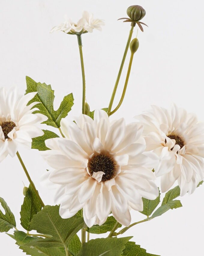 Artificial Flower 20*20*60cm Chrysanthemum single stem GS-77024001-W1 2025Feb 3,000+ sqm showroom with thousands of artificial flowers, plants & trees ready for global sourcing.