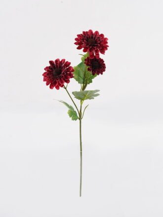 Artificial Flower 12*12*45cm Chrysanthemum single stem GS-77024005-Z1 2025Feb 3,000+ sqm showroom with thousands of artificial flowers, plants & trees ready for global sourcing.