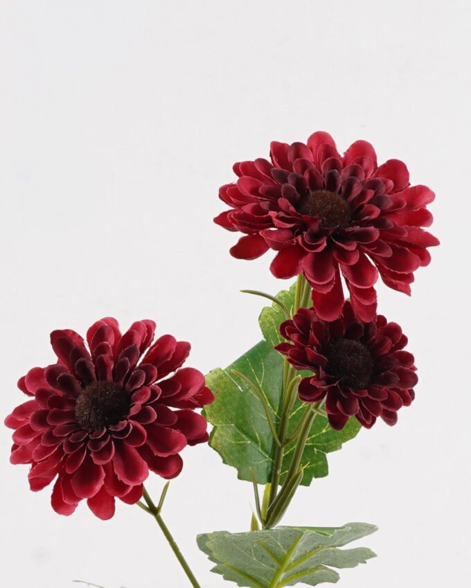 Artificial Flower 12*12*45cm Chrysanthemum single stem GS-77024005-R1 2025Feb 3,000+ sqm showroom with thousands of artificial flowers, plants & trees ready for global sourcing.