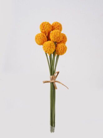 Artificial Flower 11*11*30cm Craspedia globosa *9 bundle GS-51624015-W1 2025Jan 3,000+ sqm showroom with thousands of artificial flowers, plants & trees ready for global sourcing.