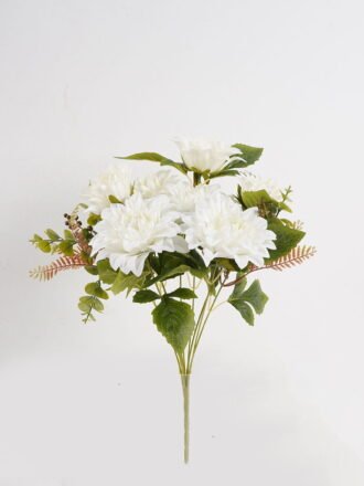 Artificial Flower 30*30*49cm Dahlia *9 bush GS-62424007 2025Jan 3,000+ sqm showroom with thousands of artificial flowers, plants & trees ready for global sourcing.