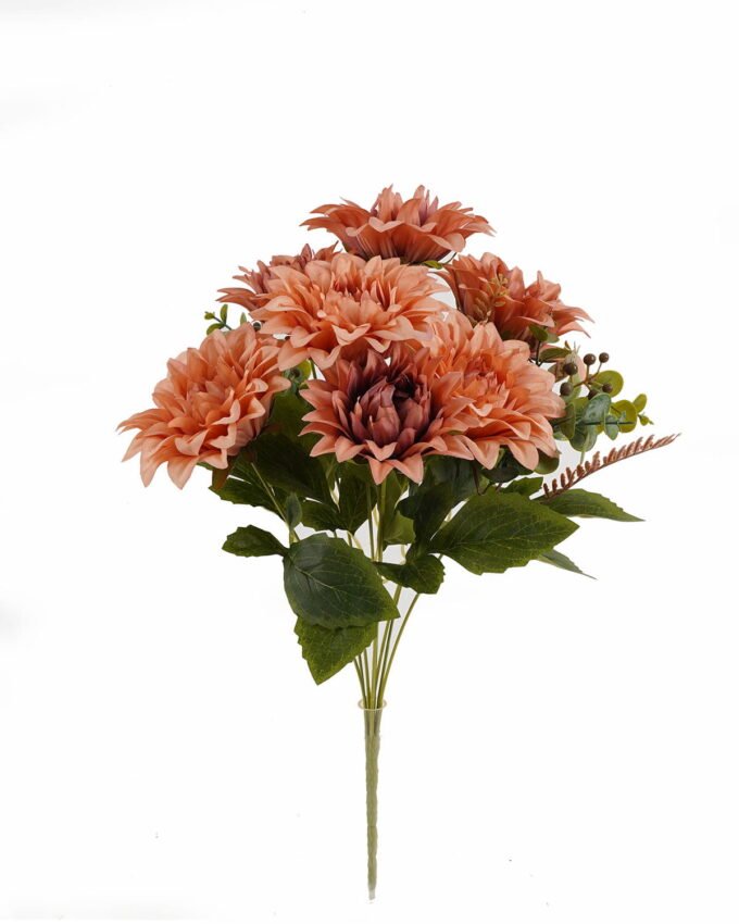 Artificial Flower 30*30*49cm Dahlia *9 bush GS-62424007 2025Jan YeahFlower is one of Chinese leading OEM manufacturers and exporters , supplying the silk flowers, wholesale artificial trees