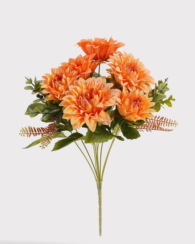 Artificial Flower 30*30*49cm Dahlia *9 bush GS-62424007 2025Jan YeahFlower is one of Chinese leading OEM manufacturers and exporters , supplying the silk flowers, wholesale artificial trees