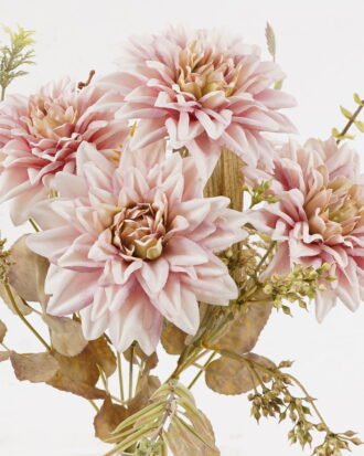 Artificial Flower 33*33*41cm Dahlia *9 bush GS-76424003-P1 2025Feb YeahFlower is one of Chinese leading OEM manufacturers and exporters , supplying the silk flowers, wholesale artificial trees