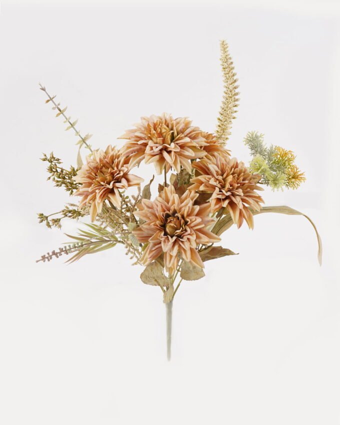 Artificial Flower 33*33*41cm Dahlia *9 bush GS-76424003 2025Feb YeahFlower is one of Chinese leading OEM manufacturers and exporters , supplying the silk flowers, wholesale artificial trees