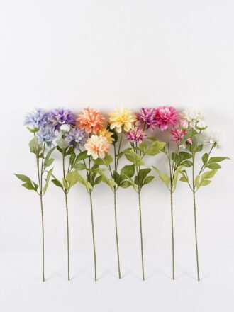 Artificial Flower 26*26*68cm Dahlias *3 bush GS-70724011-Z1 2025Feb 3,000+ sqm showroom with thousands of artificial flowers, plants & trees ready for global sourcing.