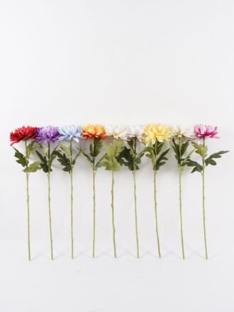 Artificial Flower 18*18*55cm  Dahlias single stem GS-70724008-Z2 2025Feb 3,000+ sqm showroom with thousands of artificial flowers, plants & trees ready for global sourcing.