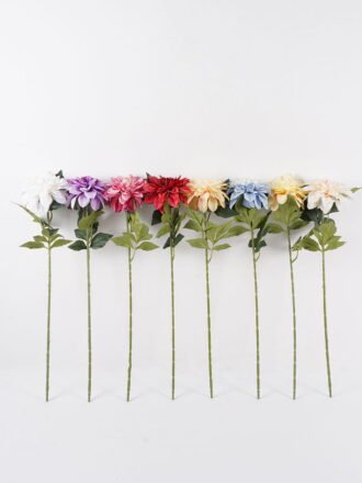 Artificial Flower 22*22*70cm  Dahlias single stem GS-70724010-R1 2025Feb 3,000+ sqm showroom with thousands of artificial flowers, plants & trees ready for global sourcing.
