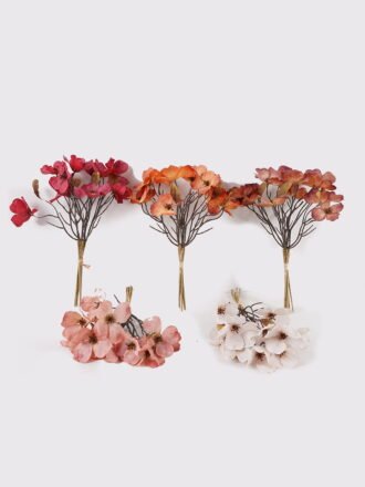 Artificial Flower 30*30*44cm Flower *6 bouquet GS-35124022 Flowers Bush 3,000+ sqm showroom with thousands of artificial flowers, plants & trees ready for global sourcing.
