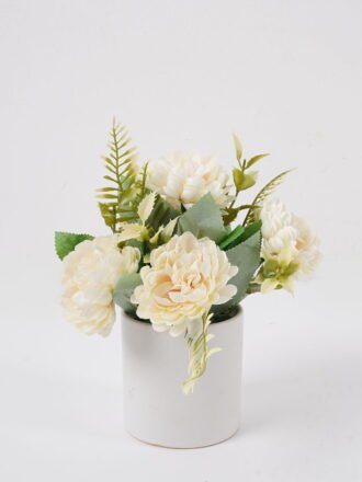 Artificial Flower 17*17*20cm Flower potted flower in ceramic pot GS-41324056-P1 2025Jan 3,000+ sqm showroom with thousands of artificial flowers, plants & trees ready for global sourcing.