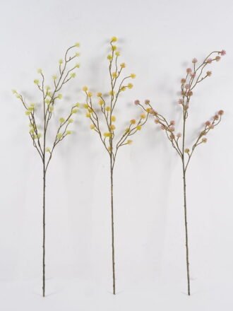 Artificial Flower 40*40*89cm Poha single stem GS-35124017-R1 2024Dec YeahFlower is one of Chinese leading OEM manufacturers and exporters , supplying the silk flowers, wholesale artificial trees