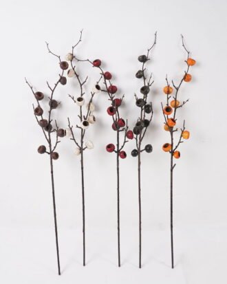 Artificial Flower 11*11*65cm Haw apple single stem GS-51624014 2025Jan YeahFlower is one of Chinese leading OEM manufacturers and exporters , supplying the silk flowers, wholesale artificial trees