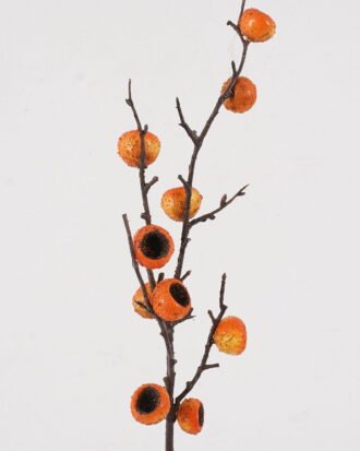 Artificial Flower 11*11*65cm Haw apple single stem GS-51624014-O1 2025Jan YeahFlower is one of Chinese leading OEM manufacturers and exporters , supplying the silk flowers, wholesale artificial trees