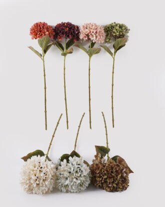 Artificial Flower 19*19*75cm Hydrangea *18 single stem GS-15424039 2024Dec YeahFlower is one of Chinese leading OEM manufacturers and exporters , supplying the silk flowers, wholesale artificial trees