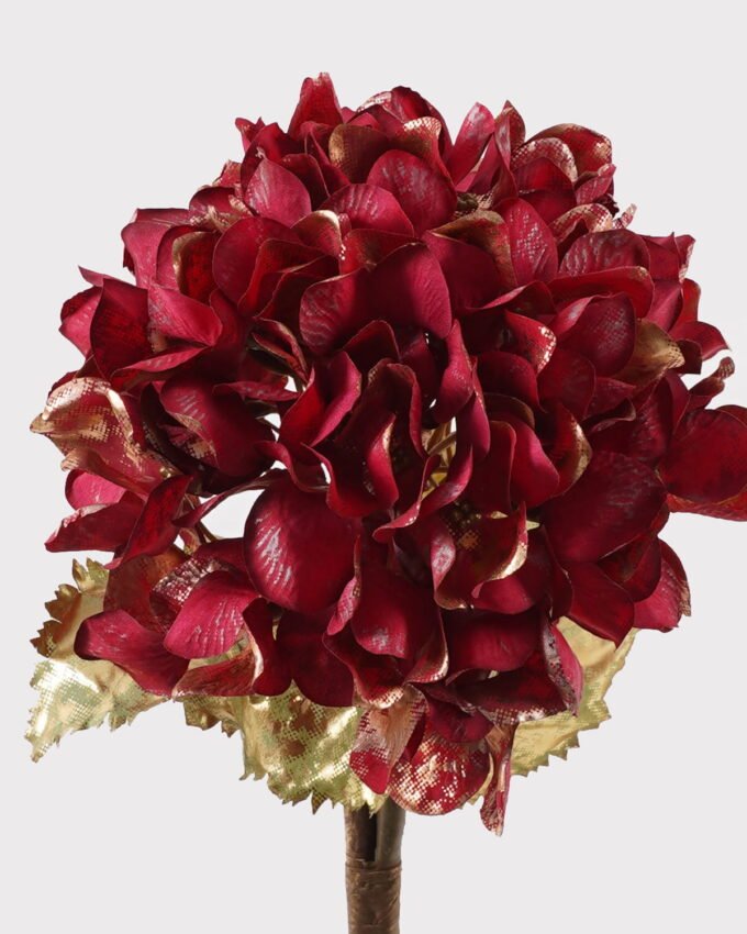 Artificial Flower 46*55cm Hydrangea  single stem GS-35124008-R1 2024Dec YeahFlower is one of Chinese leading OEM manufacturers and exporters , supplying the silk flowers, wholesale artificial trees