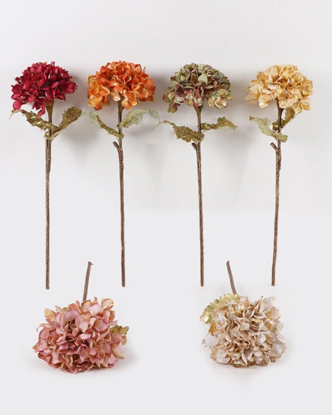 Artificial Flower 46*55cm Hydrangea  single stem GS-35124008 2024Dec YeahFlower is one of Chinese leading OEM manufacturers and exporters , supplying the silk flowers, wholesale artificial trees