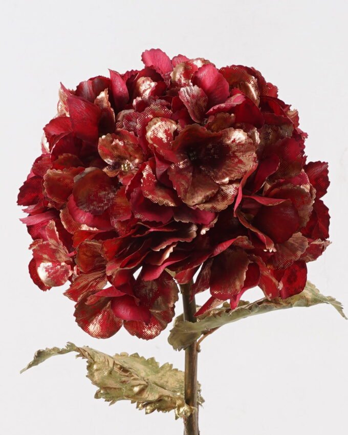 Artificial Flower 19*75cm Hydrangea  single stem GS-35124009-R1 2024Dec YeahFlower is one of Chinese leading OEM manufacturers and exporters , supplying the silk flowers, wholesale artificial trees