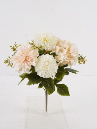 Artificial Flower 35*35*42cm Dahlia *9 bush GS-38024005-C1 Flowers Bush 3,000+ sqm showroom with thousands of artificial flowers, plants & trees ready for global sourcing.