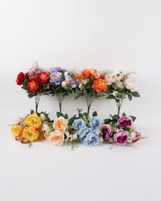Artificial Flower 30*30*43cm  Peony&Hydrangea *9 bush GS-70724018 2025Feb YeahFlower is one of Chinese leading OEM manufacturers and exporters , supplying the silk flowers, wholesale artificial trees