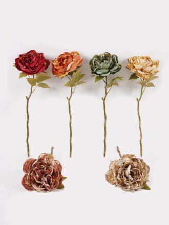 Artificial Flower 15*46cm Peony single stem GS-35124010-J1 Single Flowers 3,000+ sqm showroom with thousands of artificial flowers, plants & trees ready for global sourcing.