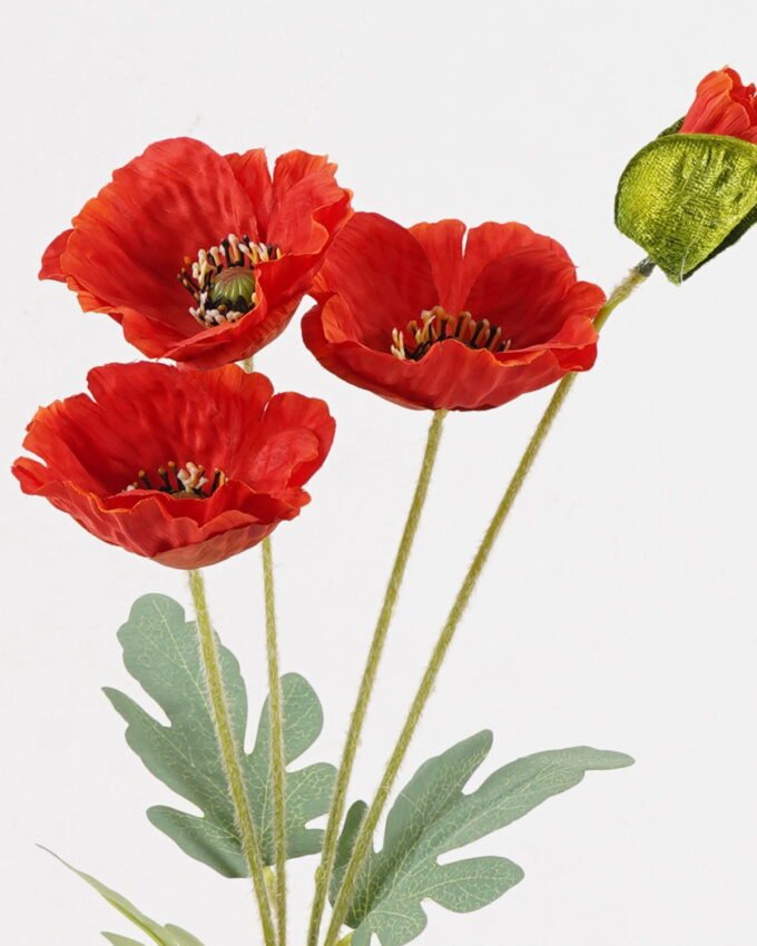 Artificial Flower 10*10*62cm Poppy *4 single stem GS-76824011-R2 2025Feb YeahFlower is one of Chinese leading OEM manufacturers and exporters , supplying the silk flowers, wholesale artificial trees