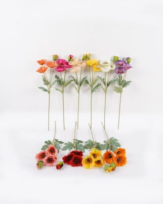 Artificial Flower 10*10*62cm Poppy *4 single stem GS-76824011 2025Feb YeahFlower is one of Chinese leading OEM manufacturers and exporters , supplying the silk flowers, wholesale artificial trees