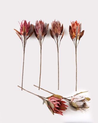 Artificial Flower 26*26*90cm Protea cynaroides single stem GS-35124020 2024Dec YeahFlower is one of Chinese leading OEM manufacturers and exporters , supplying the silk flowers, wholesale artificial trees