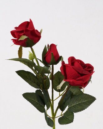 Artificial Flower 14*14*48cm Rose *3 single stem GS-14324003-R1 2024Dec YeahFlower is one of Chinese leading OEM manufacturers and exporters , supplying the silk flowers, wholesale artificial trees