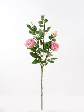 Artificial Flower 20*20*90cm Rose *3 single stem GS-14324006-R1 Single Flowers 3,000+ sqm showroom with thousands of artificial flowers, plants & trees ready for global sourcing.