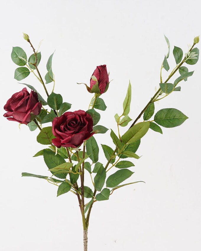 Artificial Flower 20*20*90cm Rose *3 single stem GS-14324006-R1 2024Dec YeahFlower is one of Chinese leading OEM manufacturers and exporters , supplying the silk flowers, wholesale artificial trees