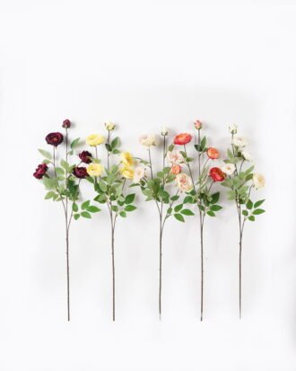 Artificial Flower 17*17*88cm Rose *5 single stem GS-76824008 2025Feb YeahFlower is one of Chinese leading OEM manufacturers and exporters , supplying the silk flowers, wholesale artificial trees