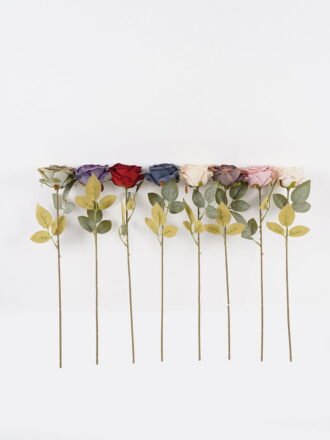 Artificial Flower 20*15*75cm Rose *3 single stem GS-39624018 Single Flowers 3,000+ sqm showroom with thousands of artificial flowers, plants & trees ready for global sourcing.