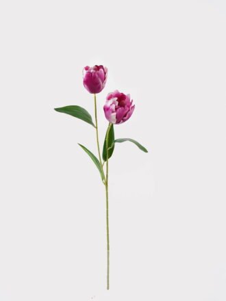 Artificial Flower 28*28*72cm  Tulip *2 single stem GS-70724021-W1 2025Feb 3,000+ sqm showroom with thousands of artificial flowers, plants & trees ready for global sourcing.