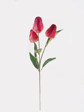 Artificial Flower 30*30*70cm Tulip *3 single stem GS-70724022 2025Feb 3,000+ sqm showroom with thousands of artificial flowers, plants & trees ready for global sourcing.