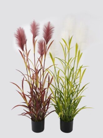 Artificial Grass 46*46*90cm Grass *7 in PP pot GS-61924082 2025Jan 3,000+ sqm showroom with thousands of artificial flowers, plants & trees ready for global sourcing.