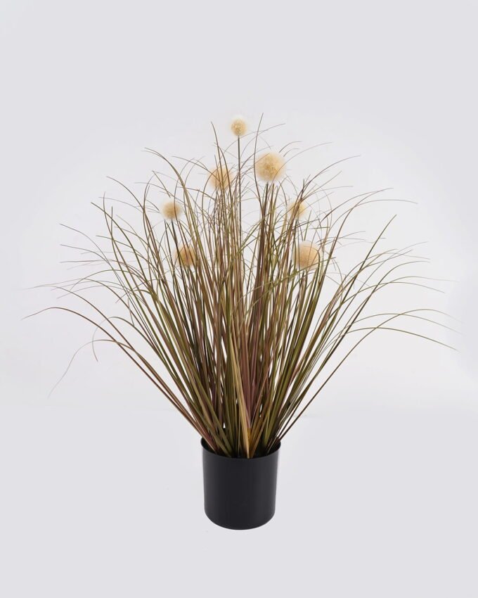 Artificial Grass 46*46*60cm Grass *7 in PP pot GS-29424126CT 2024Dec YeahFlower is one of Chinese leading OEM manufacturers and exporters , supplying the silk flowers, wholesale artificial trees