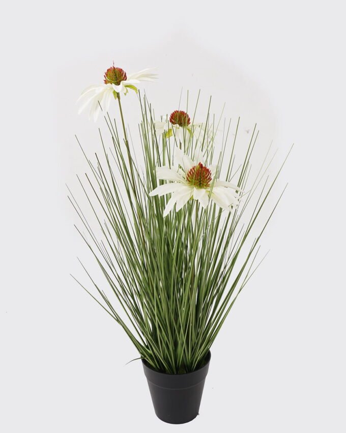 Artificial Grass 30*30*50cm sunflower  *3 in PP pot GS-61924084 2025Jan YeahFlower is one of Chinese leading OEM manufacturers and exporters , supplying the silk flowers, wholesale artificial trees