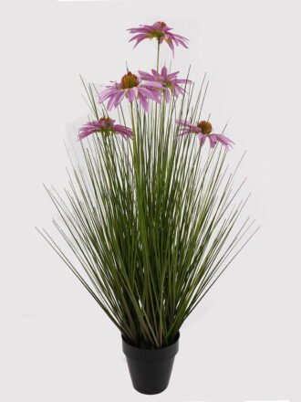 Artificial Grass 35*35*50cm Canterburybells *7 in PP pot GS-61924089 2025Jan 3,000+ sqm showroom with thousands of artificial flowers, plants & trees ready for global sourcing.