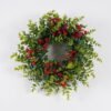Artificial Plant 40cm Christmas wreath GS-54024103-40 2025Jan YeahFlower is one of Chinese leading OEM manufacturers and exporters , supplying the silk flowers, wholesale artificial trees
