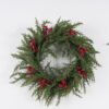 Artificial Plant 50cm Christmas wreath GS-54024117 2025Jan YeahFlower is one of Chinese leading OEM manufacturers and exporters , supplying the silk flowers, wholesale artificial trees