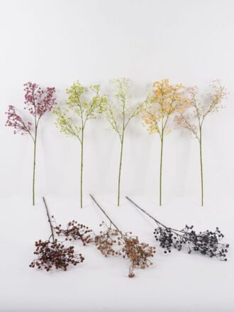 Artificial Plant 23*23*39cm Artificial plant spray *5 bush GS-51624049-H2 2025Jan 3,000+ sqm showroom with thousands of artificial flowers, plants & trees ready for global sourcing.