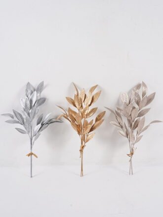 Artificial Plant 25*25*40cm Leaf *3 bundle GS-51624016-J2 2025Jan 3,000+ sqm showroom with thousands of artificial flowers, plants & trees ready for global sourcing.