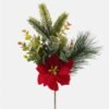 Artificial Plant 15*15*30cm Christmas flower Single stem GS-54024057 2025Jan YeahFlower is one of Chinese leading OEM manufacturers and exporters , supplying the silk flowers, wholesale artificial trees